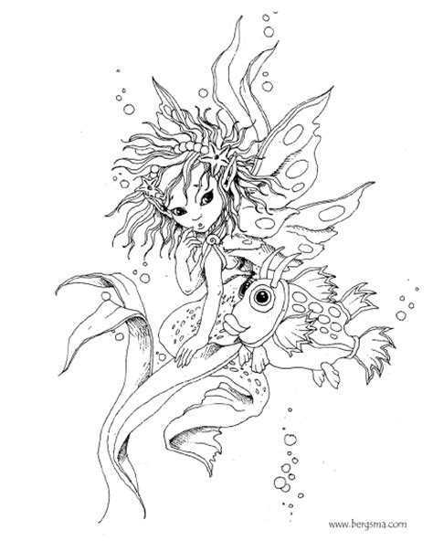 enchanted designs fairy mermaid blog  fairy mermaid coloring