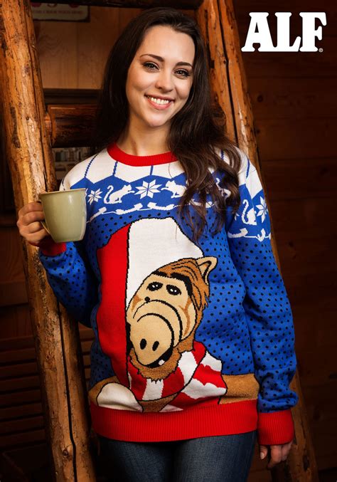Alf Ugly Christmas Sweater For Adults