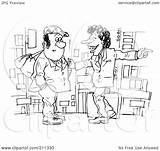 Talking Two Coloring Men Outline Street Illustration Royalty Clipart Bannykh Alex Rf 2021 sketch template