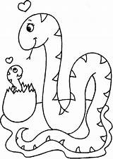 Mewarnai Ular Snakes Belajar Repteis Serpientes Pintar Tulamama Slang Sketsa Hewan Egg Pintarcolorir Terbaru Kleurplaten Megghy Hatching Colora sketch template