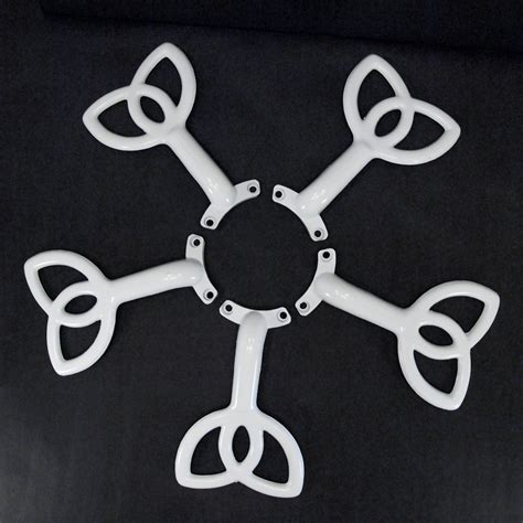 ceiling fan blade holder arm replacement  pack tulip style glossy white