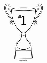 Trophy Cup Drawing Coloring Outline Award Hand Clipart Drawings Bowl Oscar Father Getdrawings Pages Getcolorings Printable Color Paintingvalley Sports Print sketch template