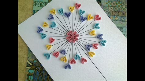 quilling paper tutorial diy paper quilling love card quilling wall