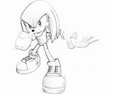 Sonic Metal Generations Coloring Pages Diamond Knuckles Another sketch template