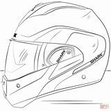 Helmet Coloring Motorcycle Pages Bike Drawing Motocross Dirt Printable Outline Template Bmw Sketch Color Motor Car sketch template