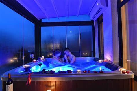 romantic women s day in suite with the jacuzzi panorama aqualux