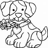 Coloring Pages Printable Dog Kids Colouring Fascinating 13th June sketch template