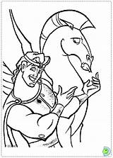 Dinokids Hercules sketch template