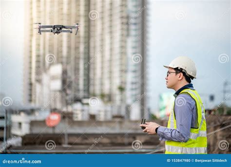 asian engineer man  drone  site survey stock photo image  project aircraft