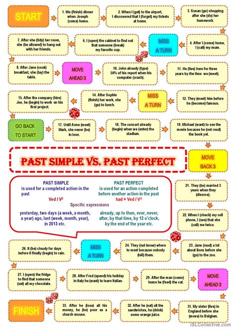 simple   perfect board  english esl worksheets