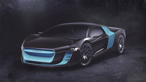 Audi Atom Supercar Concept Previews A Futuristic R8