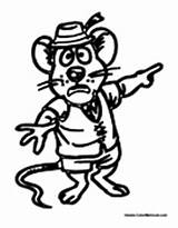 Mouse Scared Colormegood Animals sketch template