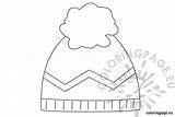 Hat Winter Coloring Scarf Snowman Bonnet Coloringpage Eu sketch template