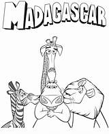 Madagascar Coloring Pages Alex Colouring Gloria Melman Kids Marty Lion Movie Kissing Printable Sketch Sheet Characters Sheets Circus Afro Para sketch template