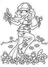 Coloring Holly Pages Hobbie Freekidscoloringandcrafts Disney sketch template