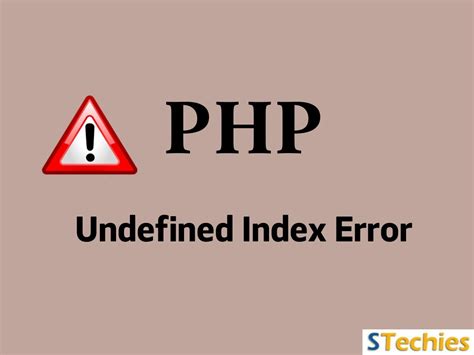 notice undefined index error  php