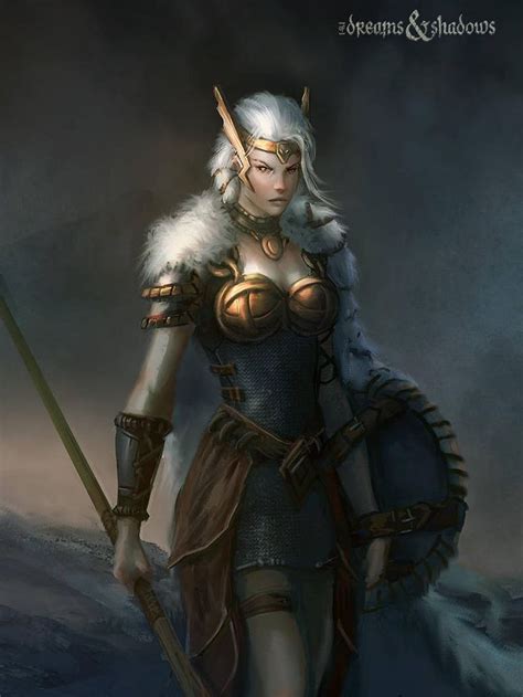 Freya By Mattforsyth Fantasy Female Warrior Viking Warrior Woman