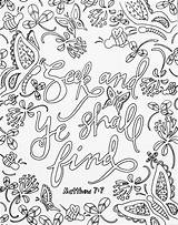 Coloring Pages Verse Bible Getcolorings sketch template