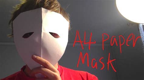 paper mask easy origami youtube