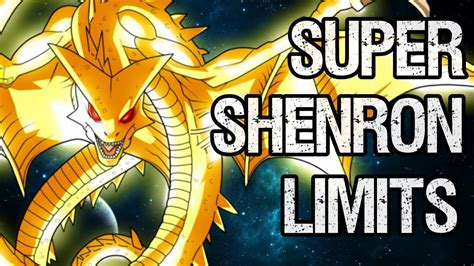 The Limits Of Super Shenron Dragonball Super Discussion