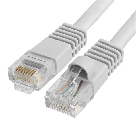 rj  mbps cat  ethernet lan network gray cable  ft
