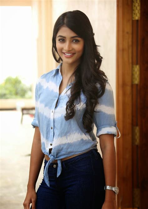 pooja hegde latest photo gallery in blue jeans hq pics n galleries
