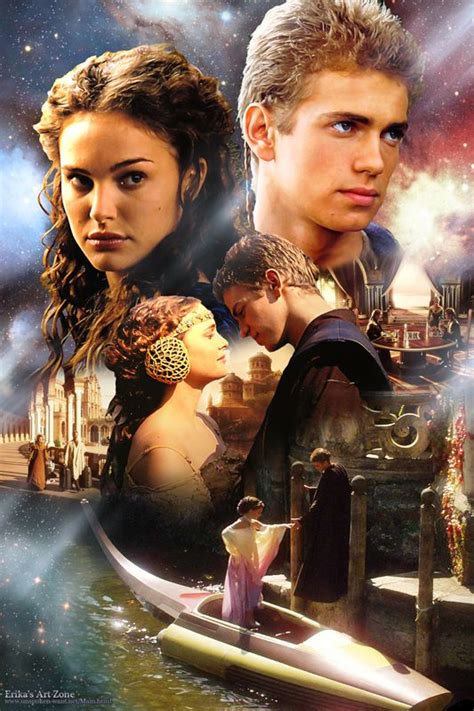 anakin and padme attack of the clones poster