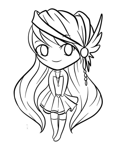 cute chibi coloring pages  chibi coloring pages cartoon coloring