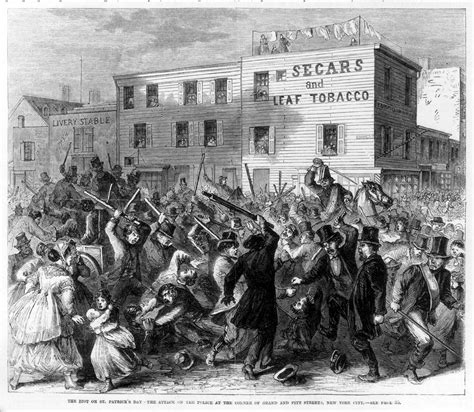 The 1867 St Patrick S Day Riot No Peace In The Lower East Side The