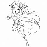 Supergirl Coloring Pages Print Girls Choose Board sketch template