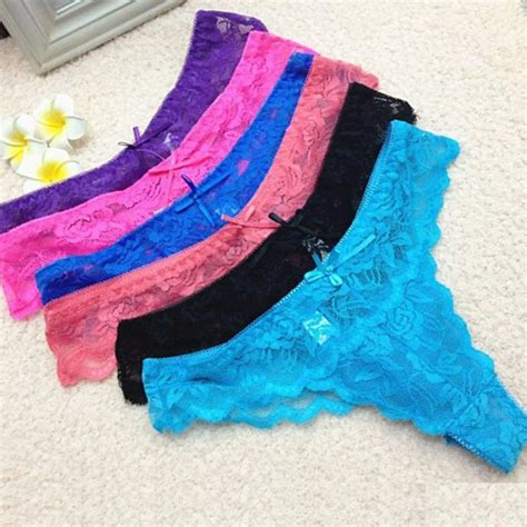 high quality sexy women lace briefs lingerie knickers g string thongs