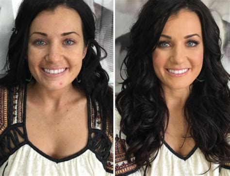 before and after hair and makeup makeup artist los