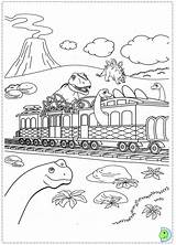 Dinokids Comboio Dinossauros Dinosaur sketch template