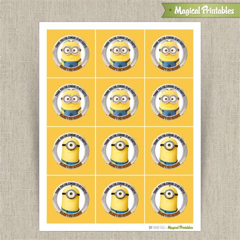 images  despicable   party printables despicable  party