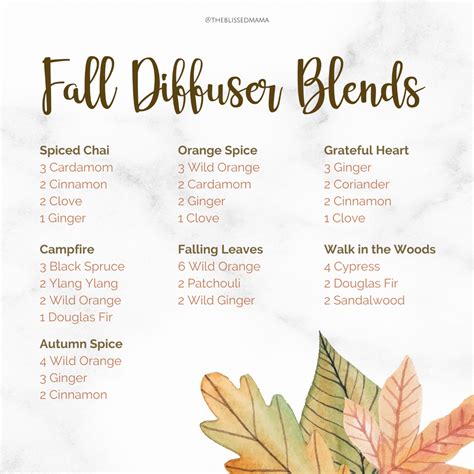12 Amazing Fall Diffuser Blends (+ 6 Pre-Made Options)
