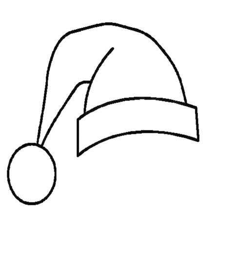 printable santa hat template