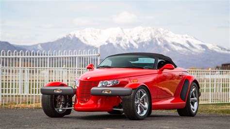 plymouth prowler   miles  matching trailer hits  auction