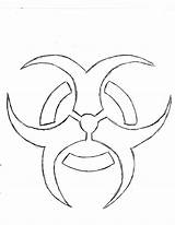 Biohazard Drawing Symbol Getdrawings sketch template