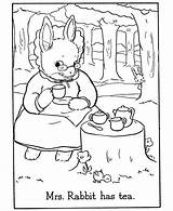 Coloring Easter Pages Tea Bunny Rabbit Fun Rabbits Kids Sheets Time Mrs Peter Sweet Sheet Afternoon Activity Popular Bunnies Old sketch template