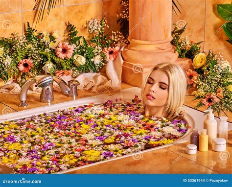 woman  luxury spa stock photo image  healthy care