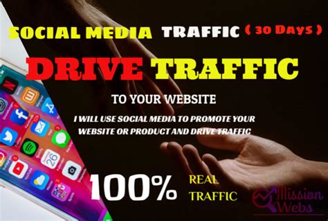 drive social media traffic  targeted country  missionwebs fiverr