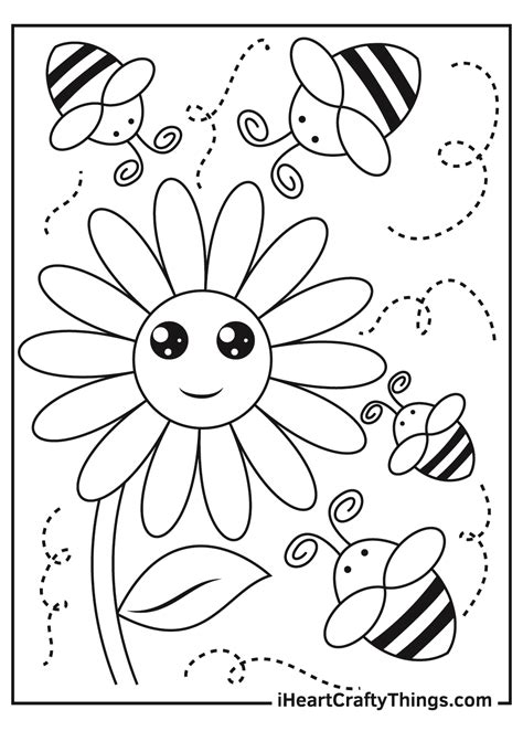 coloring pages og bees