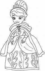 Pages Coloring Princess Sofia Amber First Color Getcolorings Printable Colo Print sketch template