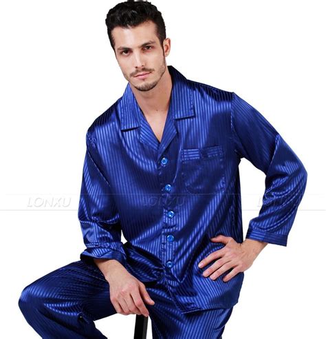 Buy Mens Silk Satin Pajamas Set Pajama Pyjamas Pjs Set