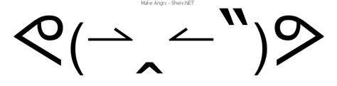 Make Angry Text Emoticon Free Text And Ascii Emoticons