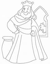 King Coloring Pages Solomon Drawing Standing Color Kings Printable Beside Window Characters Tut Para Kids Colorir Bible Salomão Telecaster Rei sketch template