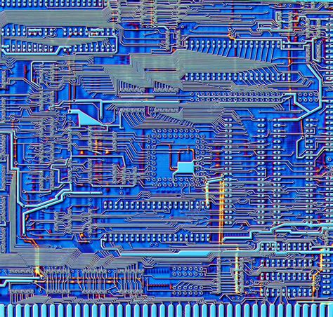 printed circuit board artwork stock image  science photo library