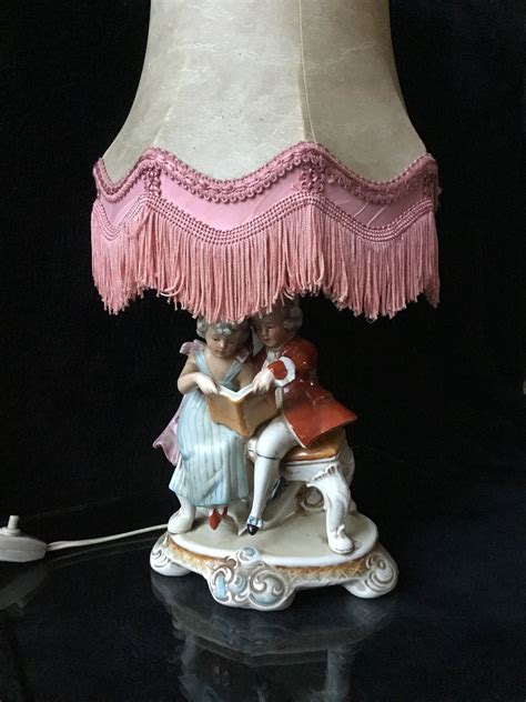 Reserved Antique German Porcelain Lamp 1859 Gdr Grafenthal Rare Lamp
