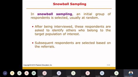 snowball sampling youtube
