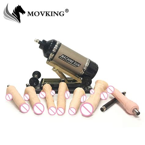 movking cannon sex machine with 6 balls dildos attachments automatic